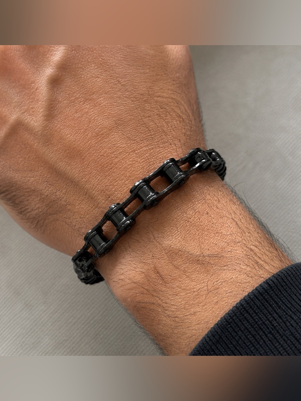 Black Chain Bracelet Stainless Steel